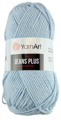 Jeans Plus 75 světle modrá YarnArt