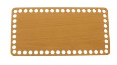 Dno na košík obdélník 24X12 cm BUK typ E36