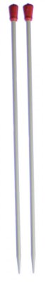 Stříbrné pletací jehlice klasické 35cm   2,5mm