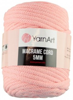 Macrame Cord 5 mm 762 sv.růžová
