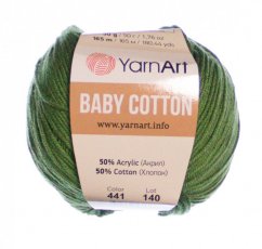 Baby Cotton  YarnArt  441 zelená