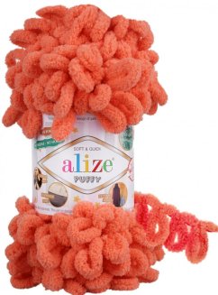Alize Puffy  619  korálová