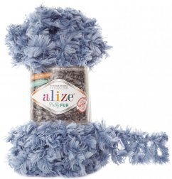 Alize Puffy Fur 6106 světle modrá