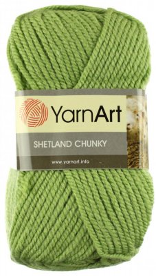 Shetland Chunky  625 zelená