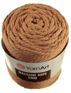 Macrame Rope 5 mm 788 hnědá