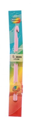 Celoplastový Pletací háček VOGUE 15cm   8 mm