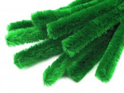 Chlupaté modelovací drátky Ø15 mm délka 30 cm zelená pastelová