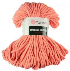 Šňůry Macrame Braided příze  767 YarnArt  lososová