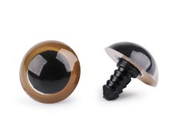 Bezpečnostní oči Ø20 mm 2 jakost  barva béžová