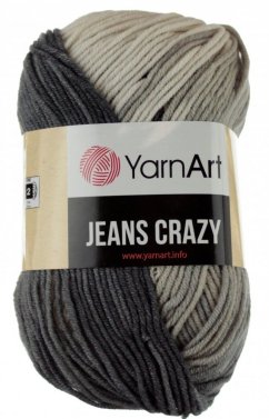 Jeans Crazy 8204 černo-šedo-světlá