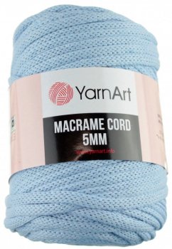 Macrame Cord 5 mm 760 světle modrá