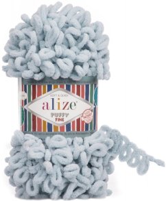 Alize Puffy Fine 500 světle šedá