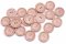 Knoflík dřevěný handmade vel . 36 - 22,9 mm