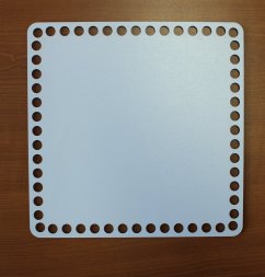 Dno na košík ČTVEREC 15X15 cm BÍLÁ typ F2