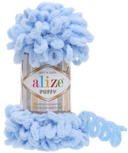 Alize Puffy 183   světle modrá