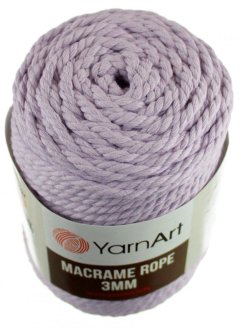 Macrame Rope 765 sv.fialová 3 mm