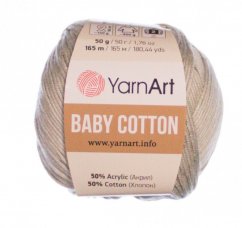 Baby Cotton  YarnArt 451světle šedá