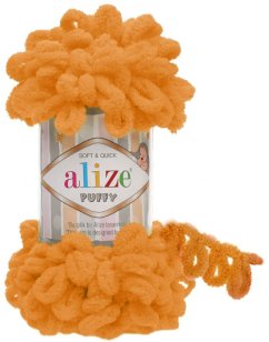 Alize Puffy  336  oranžová
