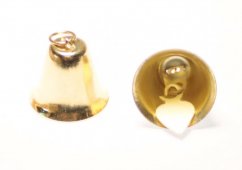 Zvoneček 13 mm zlatá