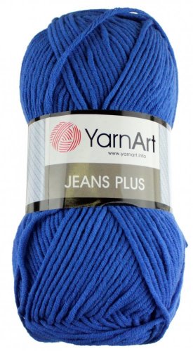 Jeans Plus  47 královsky modrá YarnArt