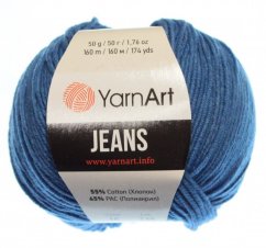 Jeans 16 modro šedá YarnArt