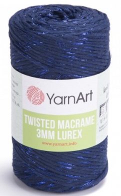 Twisted Macrame Lurex 3mm příze  784