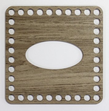 Víko na kapesníky obdélník 13,5 X13,5 cm - Skladem