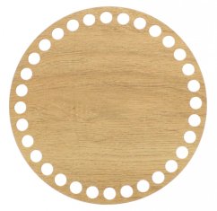 Dno na košík kruh 15 cm DUB II  typ B15