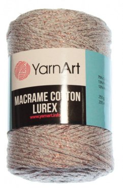 Macrame Cotton Lurex č. 727