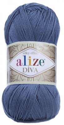 Alize Diva 353 šedomodrá