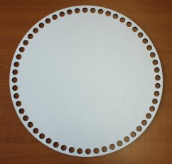 Dno na košík kruh 25 cm BÍLÁ typ B25