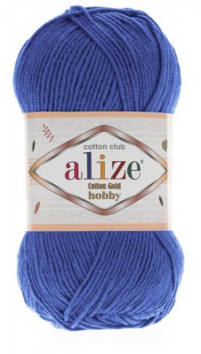Alize Cotton Gold Hobby barva 141 modrá
