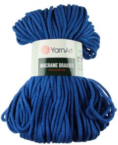 Šňůry Macrame Braided příze  772 YarnArt  královsky modrá