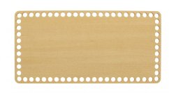 Dno na košík obdélník 30X15 cm JAVOR typ E24