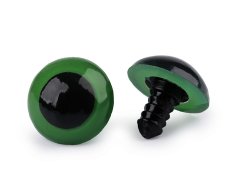 Bezpečnostní oči Ø20 mm 2 jakost  barva zelená