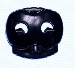 Brzdička dvojitá 20 mm  černé
