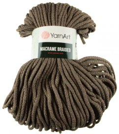 Šňůry Macrame Braided příze  769 YarnArt  hnědá