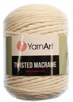 Twisted Macrame 500 g barva 752 smetanová