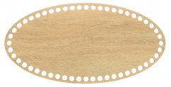 Dno na košík ovál 30X15 cm DUB II typ D23