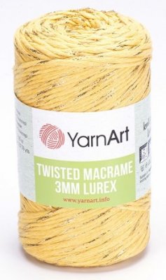 Twisted Macrame Lurex 3mm příze  764