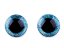 Bezpečnostní oči glitrové Ø25 mm barva modrá 1 jakost  cena za 2ks