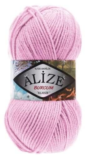 Alize Burcum Klasik Barva  191 světle růžová