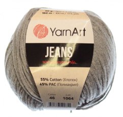 Jeans 46 šedá YarnArt