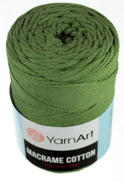 Macrame Cotton 787 olivová YarnArt