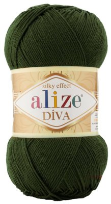 Alize Diva 567 tmavě zelená