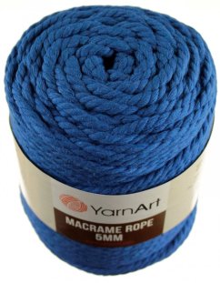 Macrame Rope 772 královsky modrá 5 mm