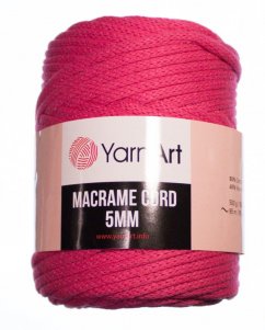 Macrame Cord 5 mm  barva  771 růžová