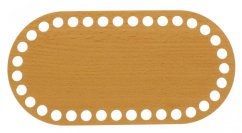 Dno na košík ovál 20X10 cm BUK typ D20