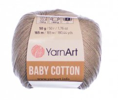 Baby Cotton  YarnArt 406 tmavě  béžová