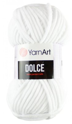 Dolce YarnArt 741 bílá